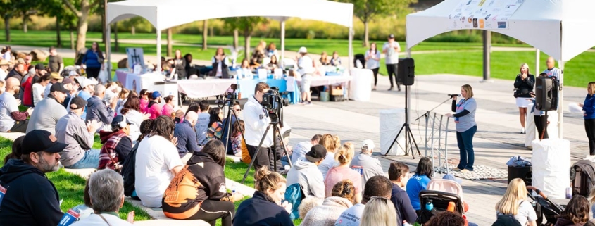 People gathered PAIL Awareness Walk
