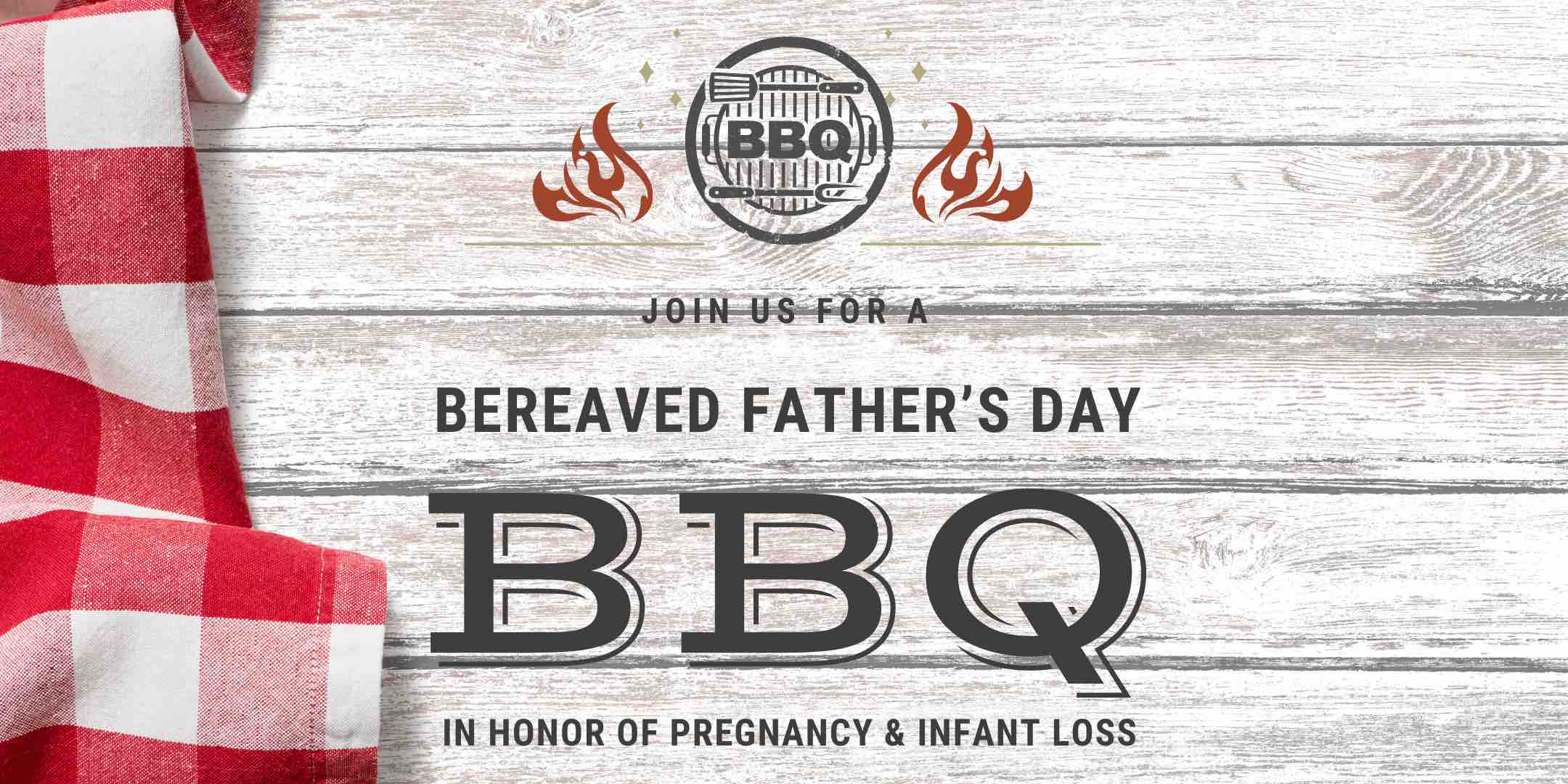 Bereaved Father's Day BBQ graphic